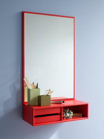 Miroir Glance Montana laqué Rosehip en situation