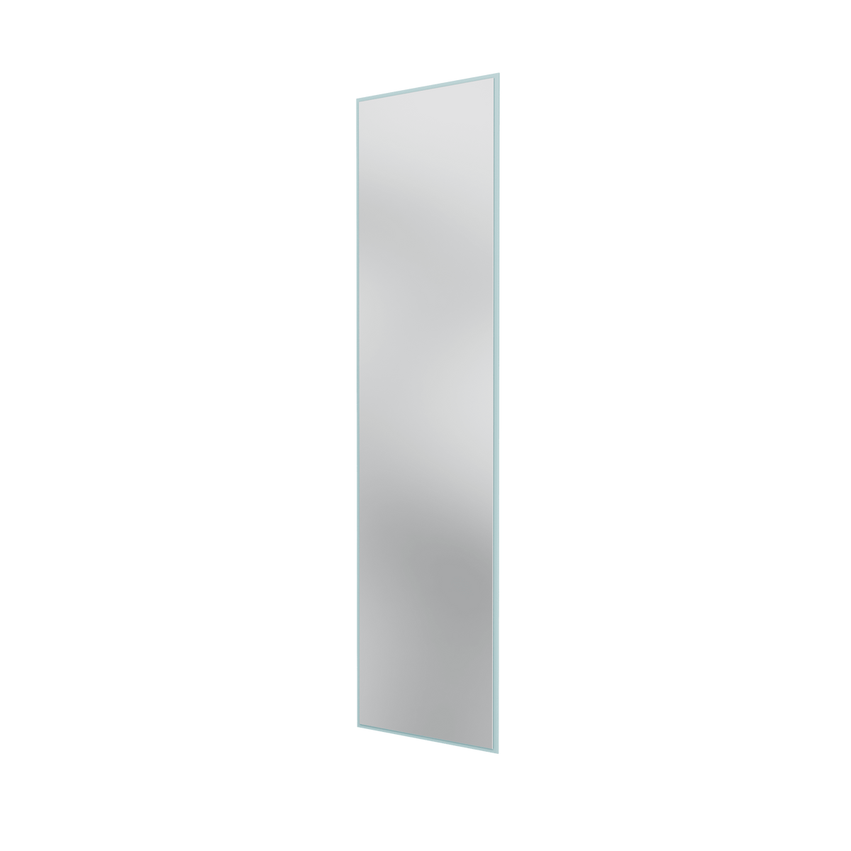 Miroir Colour Frame SG3208 Montana, cadre laqué 148 Flint, vue de trois quarts sur fond blanc