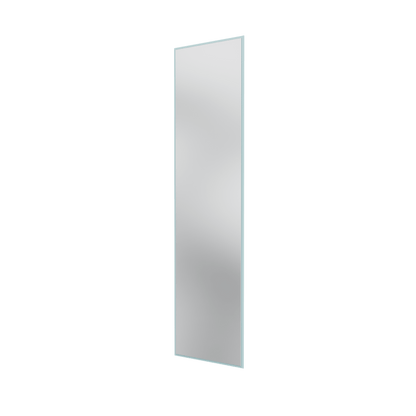 Miroir Colour Frame SG3208 Montana, cadre laqué 148 Flint, vue de trois quarts sur fond blanc