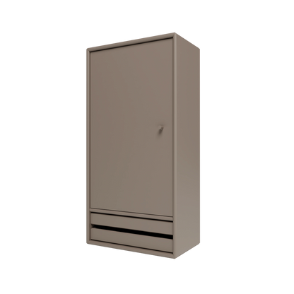 Armoire de salle de bain Reset I, laque 141 Truffle, packshot Montana