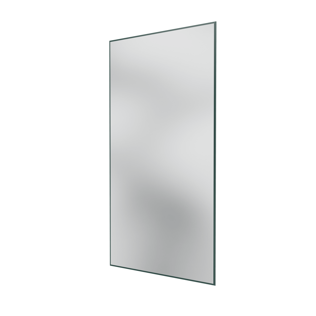 Miroir Colour Frame SG3216 Montana, cadre laqué 163 Black Jade, vue de trois quarts sur fond blanc