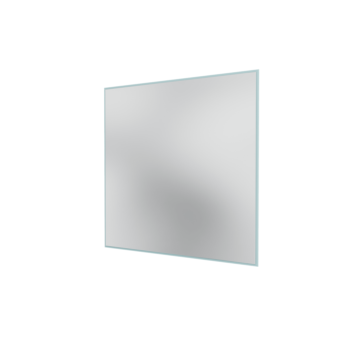 Miroir Colour Frame SP1818 Montana, cadre laqué 148 Flint, vue de trois quarts sur fond blanc