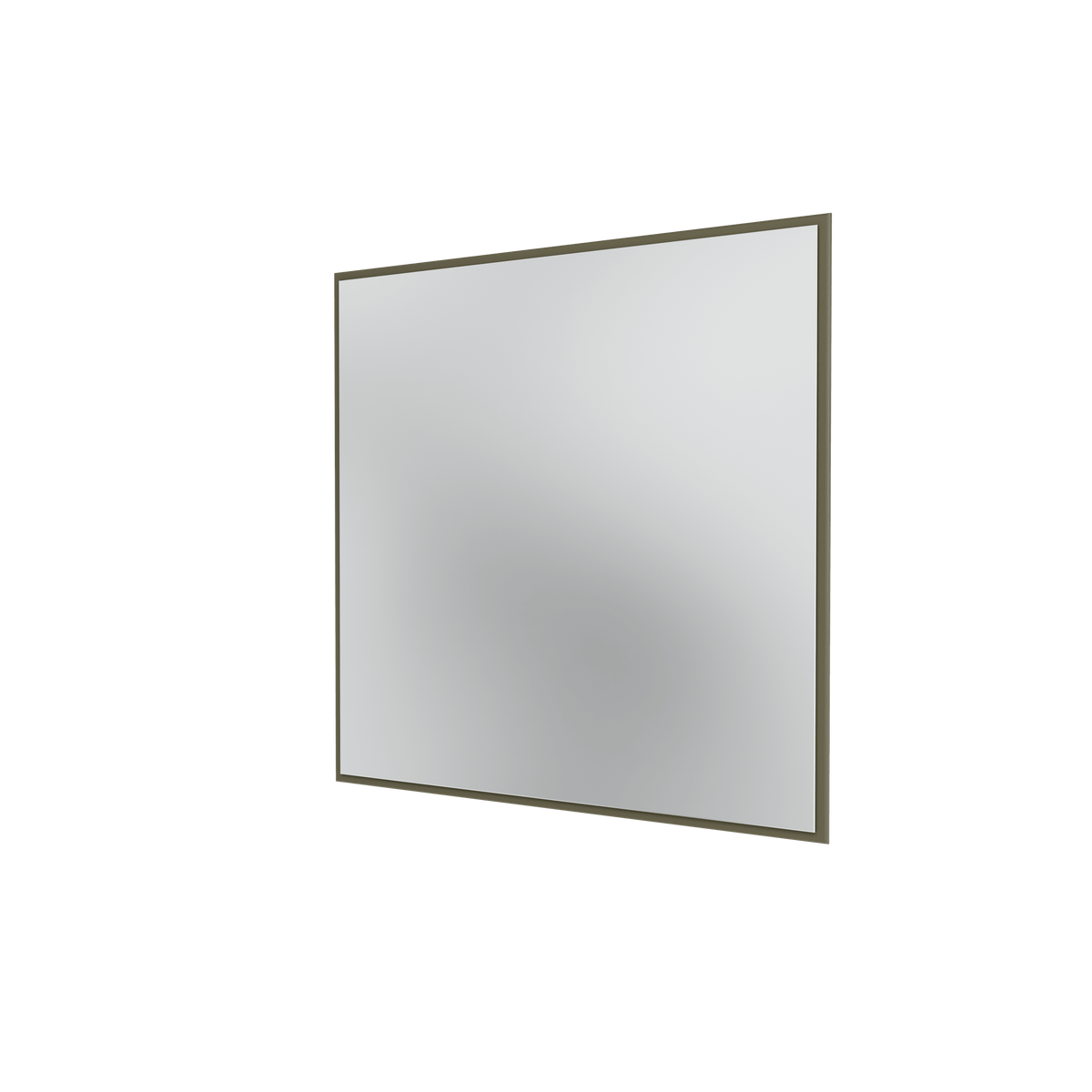Miroir Colour Frame SP1212 Montana, cadre laqué 139 Oregano, vue de trois quarts sur fond blanc