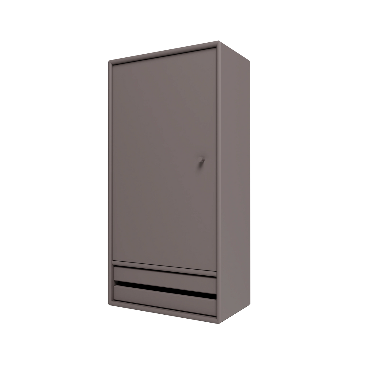 Armoire de salle de bain Reset I, laque 35 Coffee, packshot Montana