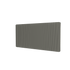 Panneau textile Montana Free habillé du tissu Kvadrat 1123 MN Stripe, vue de trois quarts sur fond blanc