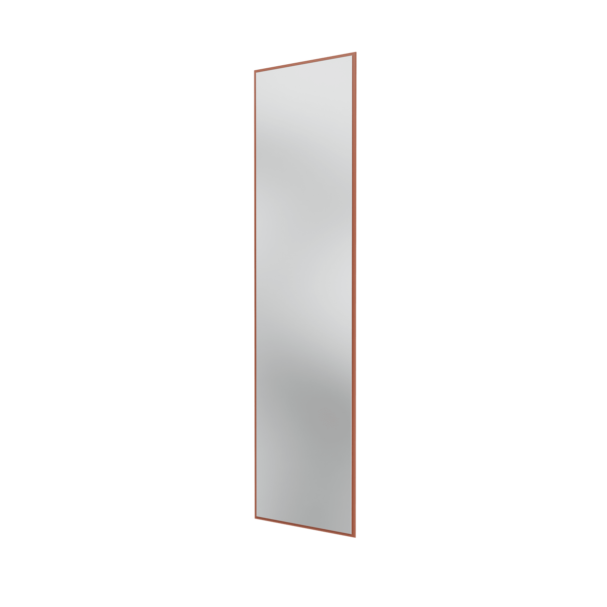 Miroir Colour Frame SG3208 Montana, cadre laqué 146 Hazelnut, vue de trois quarts sur fond blanc