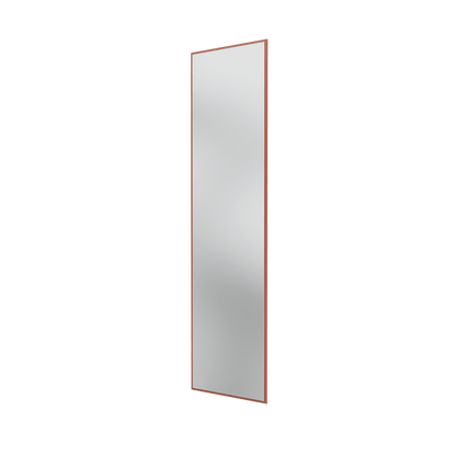Miroir Colour Frame SG3208 Montana, cadre laqué 146 Hazelnut, vue de trois quarts sur fond blanc