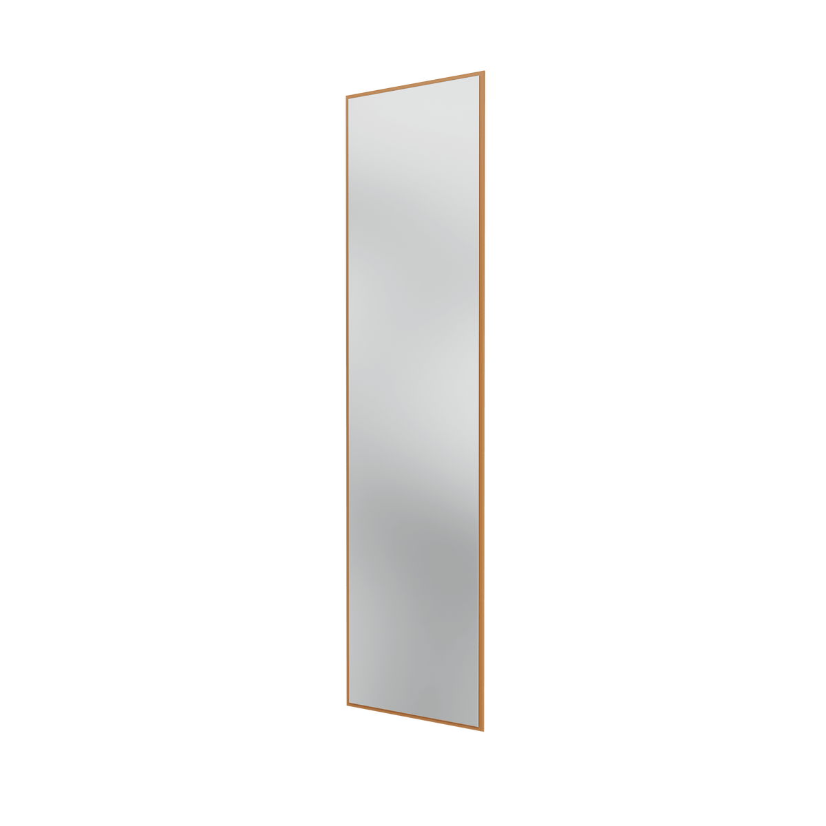 Miroir Colour Frame SG3208 Montana, cadre laqué 142 Amber, vue de trois quarts sur fond blanc