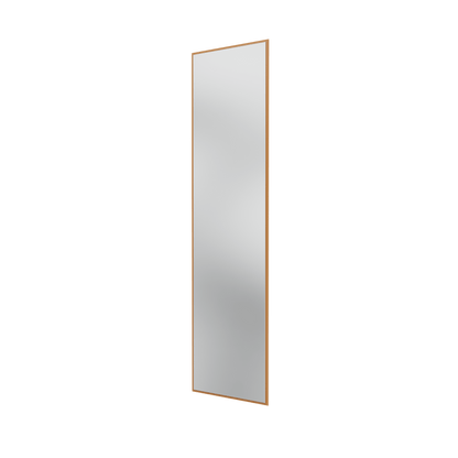 Miroir Colour Frame SG3208 Montana, cadre laqué 142 Amber, vue de trois quarts sur fond blanc