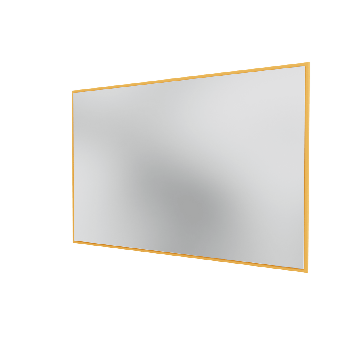 Miroir Colour Frame SP1812 Montana, cadre laqué 166 Acacia, vue de trois quarts sur fond blanc