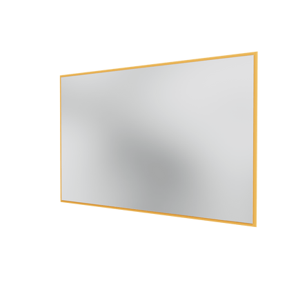 Miroir Colour Frame SP1812 Montana, cadre laqué 166 Acacia, vue de trois quarts sur fond blanc