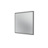 Miroir Colour Frame SP808 Montana, cadre laqué 04 Anthracite, vue de trois quarts sur fond blanc