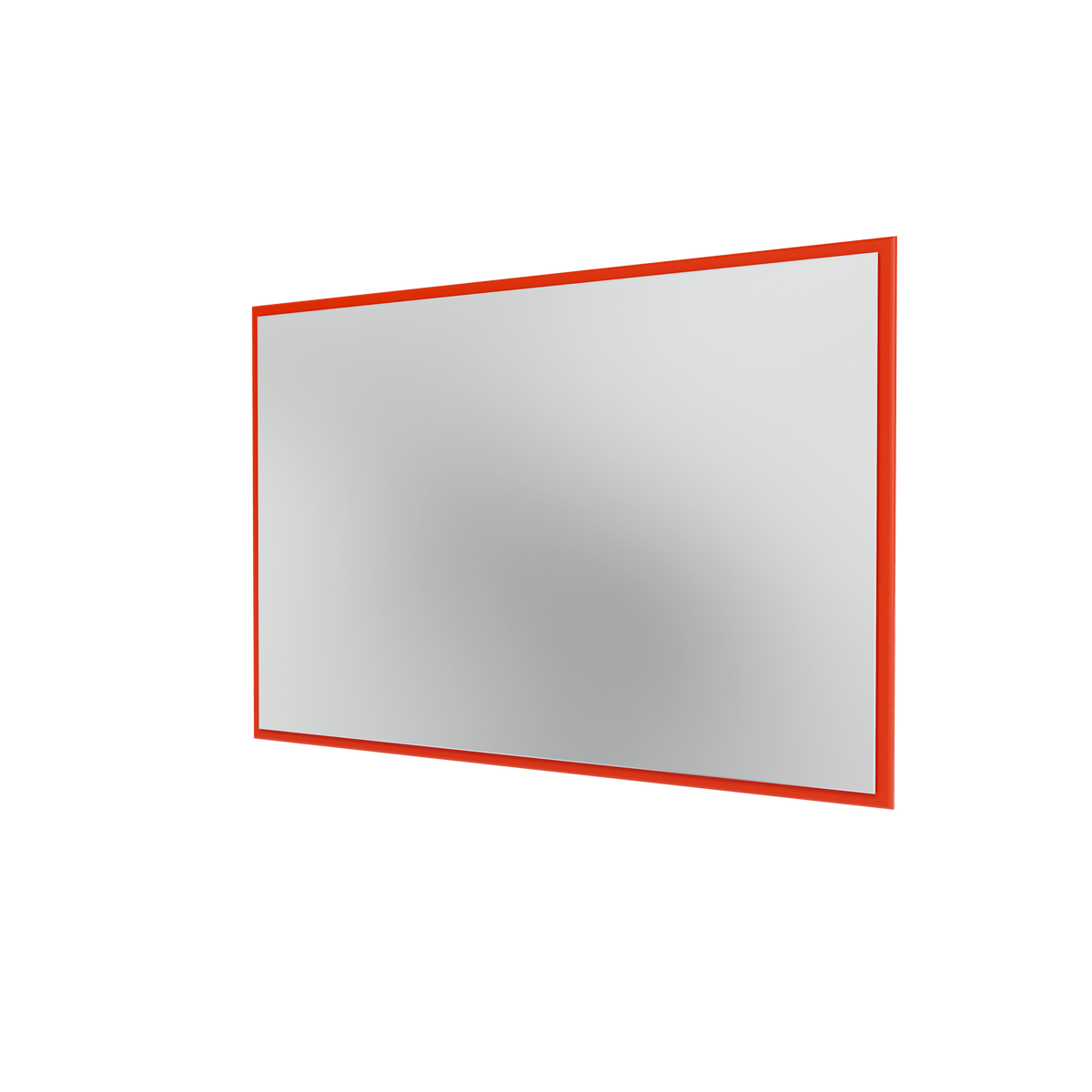 Miroir Colour Frame SP1208 Montana, cadre laqué 145 Rosehip, vue de trois quarts sur fond blanc