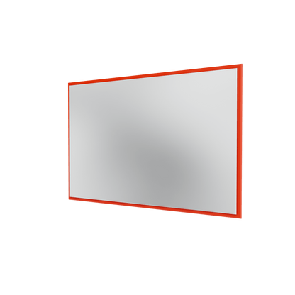 Miroir Colour Frame SP1208 Montana, cadre laqué 145 Rosehip, vue de trois quarts sur fond blanc