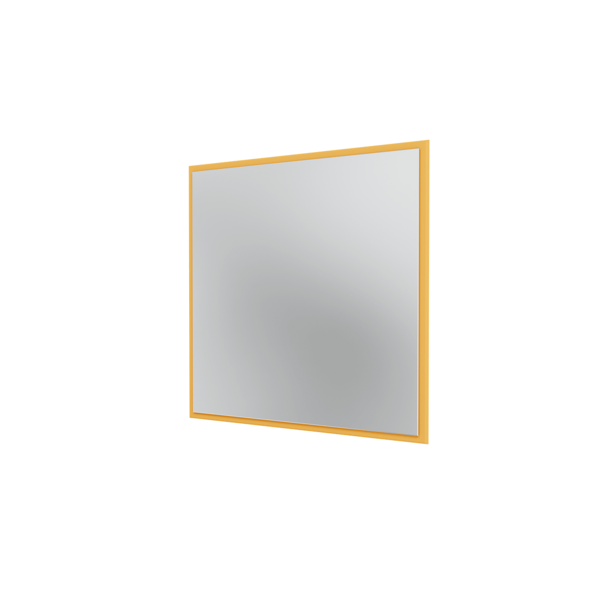 Miroir Colour Frame SP808 Montana, cadre laqué 166 Acacia, vue de trois quarts sur fond blanc
