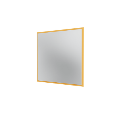 Miroir Colour Frame SP808 Montana, cadre laqué 166 Acacia, vue de trois quarts sur fond blanc