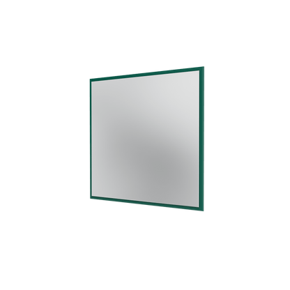 Miroir Colour Frame SP808 Montana, cadre laqué 136 Pine, vue de trois quarts sur fond blanc
