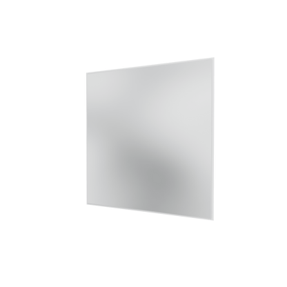 Miroir Colour Frame SP1818 Montana, cadre laqué 38 Snow, vue de trois quarts sur fond blanc