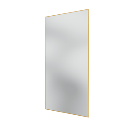 Miroir Colour Frame SG3216 Montana, cadre laqué 157 Cumin, vue de trois quarts sur fond blanc