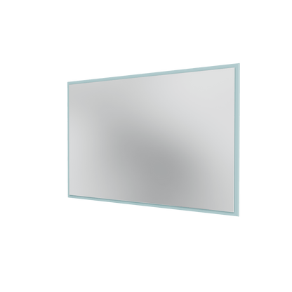Miroir Colour Frame SP1208 Montana, cadre laqué 148 Flint, vue de trois quarts sur fond blanc