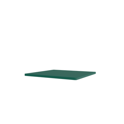 Tablette Panton Wire Single laquée Pine, vue en perspective sur fond blanc
