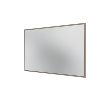 Miroir Colour Frame SP1208 Montana, cadre laqué 141 Truffle, vue de trois quarts sur fond blanc