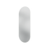 Miroir Colour Frame ovale SP1232R Montana, cadre laqué 01 White, vue de trois quarts sur fond blanc