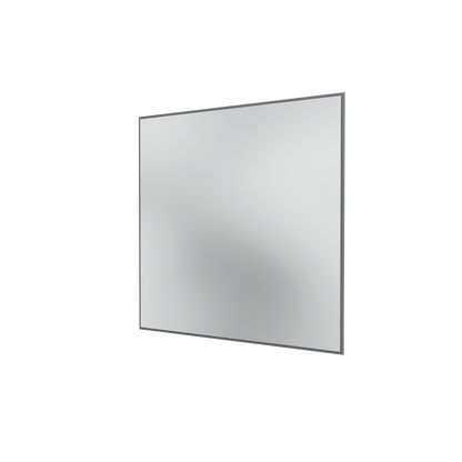 Miroir Colour Frame SP1818 Montana, cadre laqué 36 Coal, vue de trois quarts sur fond blanc