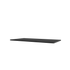 Tablette Panton Wire Extended laquée Black, vue en perspective sur fond blanc