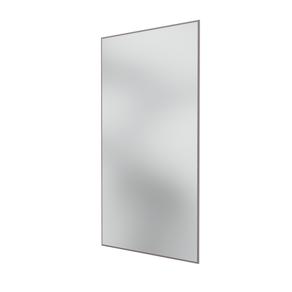 Miroir Colour Frame SG3216 Montana, cadre laqué 35 Coffee, vue de trois quarts sur fond blanc