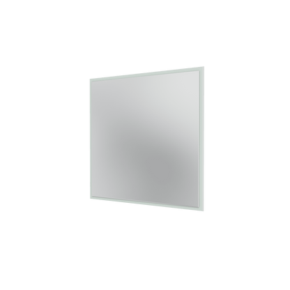 Miroir Colour Frame SP808 Montana, cadre laqué 161 Mist, vue de trois quarts sur fond blanc