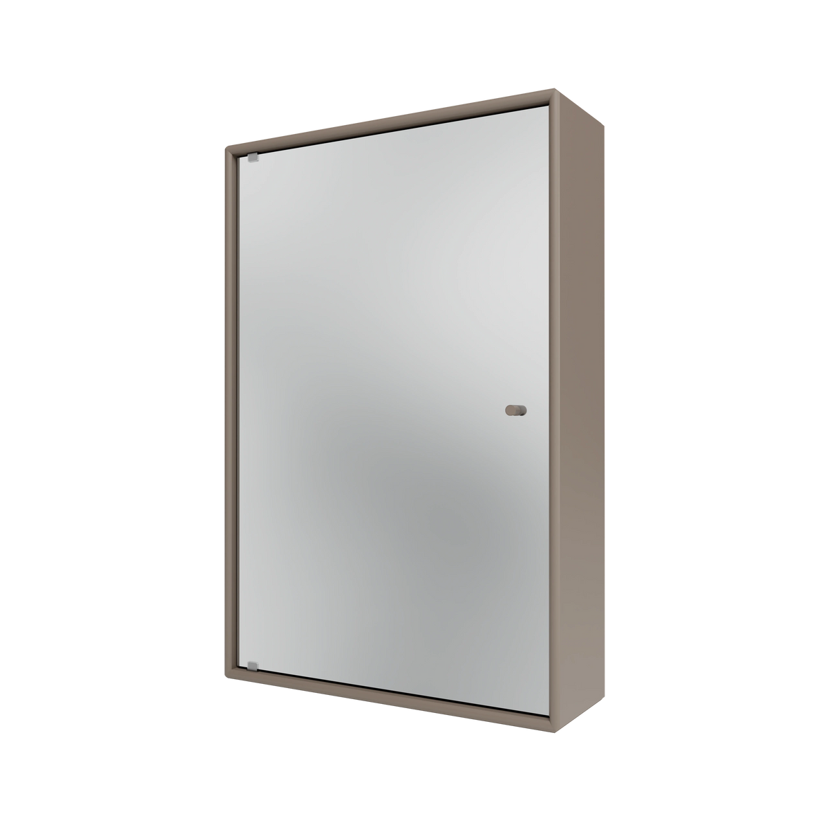 Armoire à miroir Reflect, laque 141 Truffle, packshot Montana