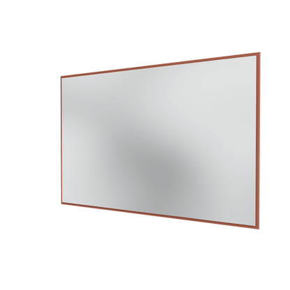 Miroir Colour Frame SP1812 Montana, cadre laqué 146 Hazelnut, vue de trois quarts sur fond blanc