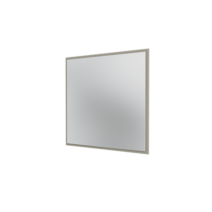 Miroir Colour Frame SP808 Montana, cadre laqué 144 Fennel, vue de trois quarts sur fond blanc