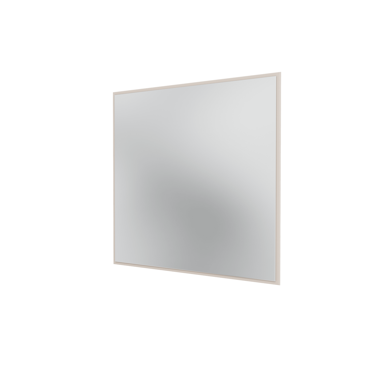 Miroir Colour Frame SP1212 Montana, cadre laqué 168 Clay, vue de trois quarts sur fond blanc