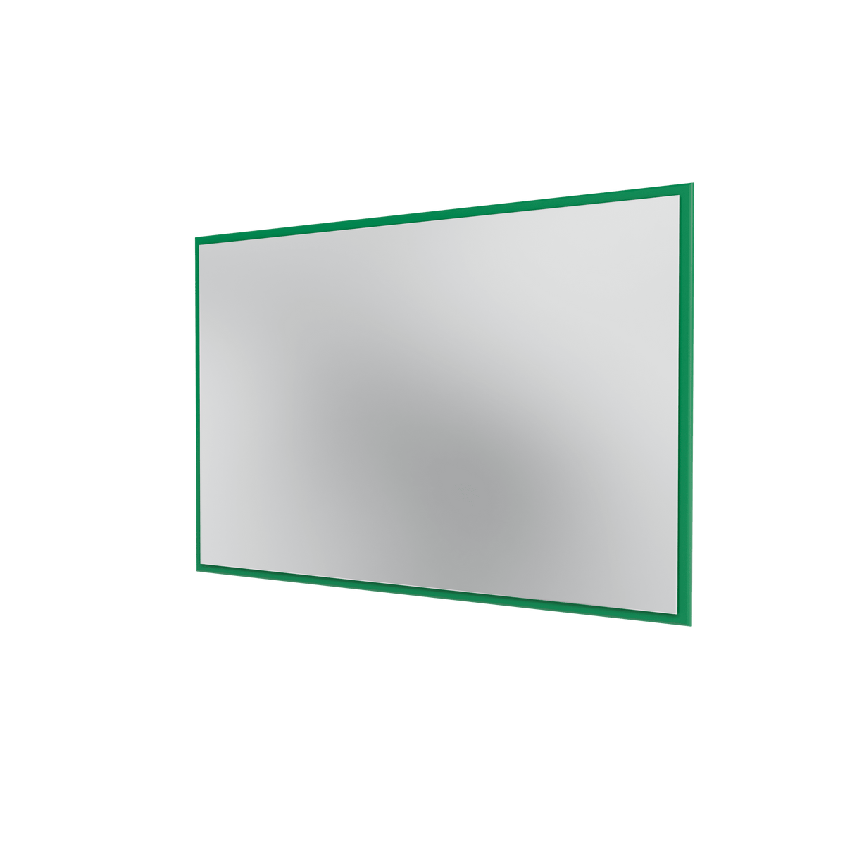 Miroir Colour Frame SP1208 Montana, cadre laqué 152 Parsley, vue de trois quarts sur fond blanc