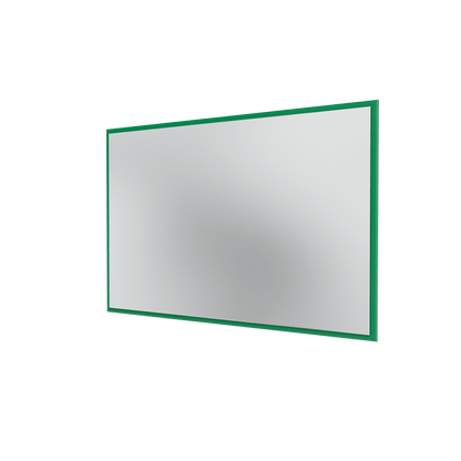 Miroir Colour Frame SP1208 Montana, cadre laqué 152 Parsley, vue de trois quarts sur fond blanc