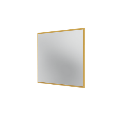 Miroir Colour Frame SP808 Montana, cadre laqué 157 Cumin, vue de trois quarts sur fond blanc