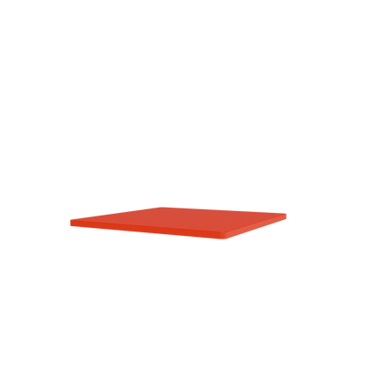 Plateau supérieur Panton Wire Single laqué Rosehip, 34,8 × 34,8 cm
