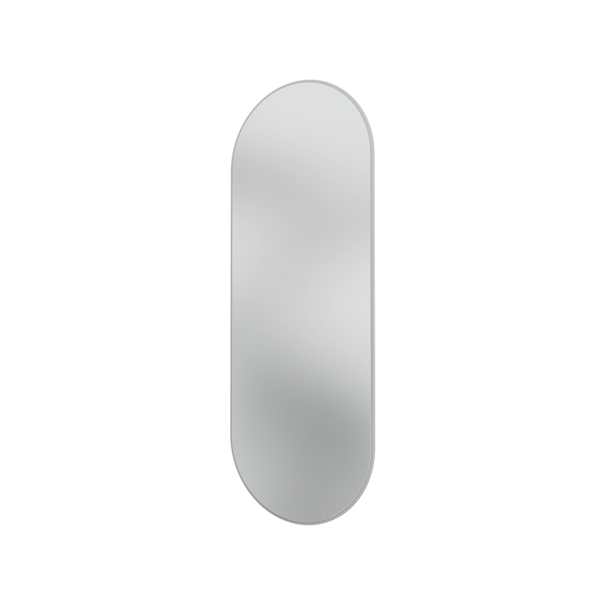 Miroir Colour Frame ovale SP1232R Montana, cadre laqué 02 Fjord, vue de trois quarts sur fond blanc