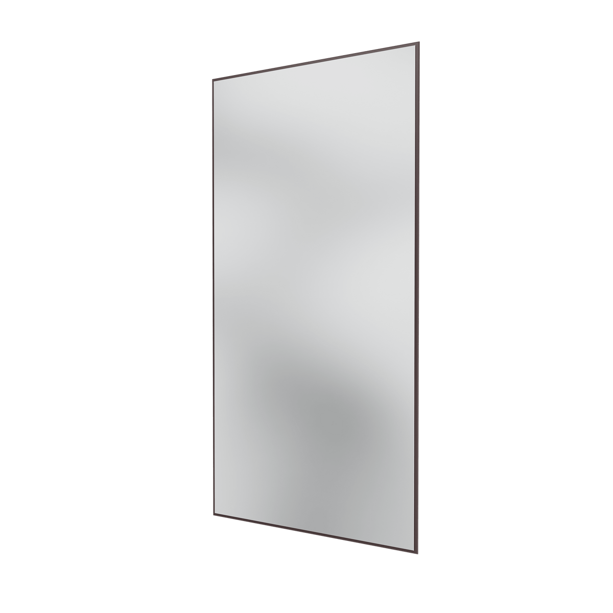 Miroir Colour Frame SG3216 Montana, cadre laqué 160 Balsamic, vue de trois quarts sur fond blanc