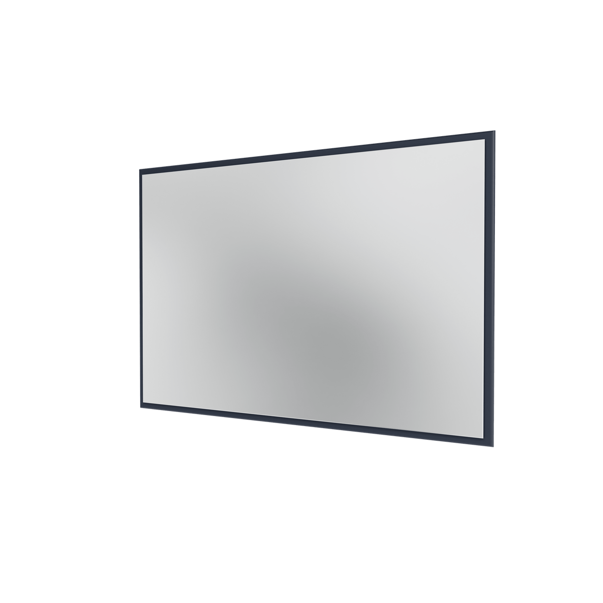 Miroir Colour Frame SP1208 Montana, cadre laqué 147 Shadow, vue de trois quarts sur fond blanc