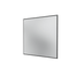 Miroir Colour Frame SP1212 Montana, cadre laqué 04 Anthracite, vue de trois quarts sur fond blanc