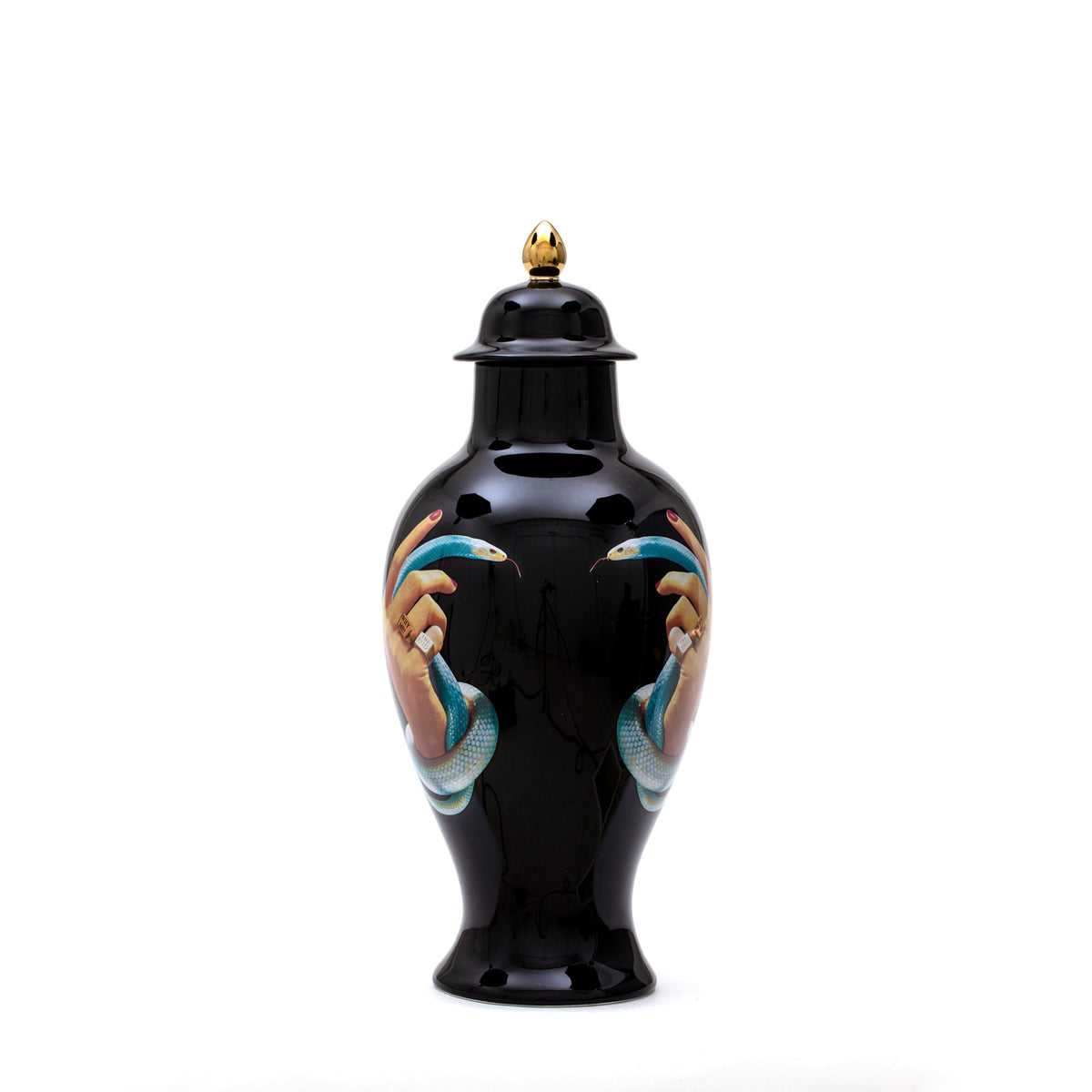 Vase Hands With Snakes de ToiletPaper - Seletti-vue 2-The Woods Gallery