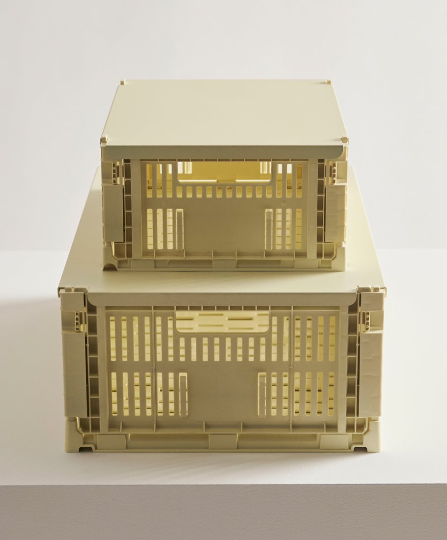 Couvercle métal Colour Crate - Hay