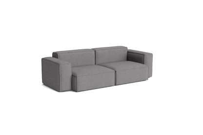 Canapé Mags Soft Low déhoussable de Hay, 2,5 places combinaison 1, tissu Hallingdal 166