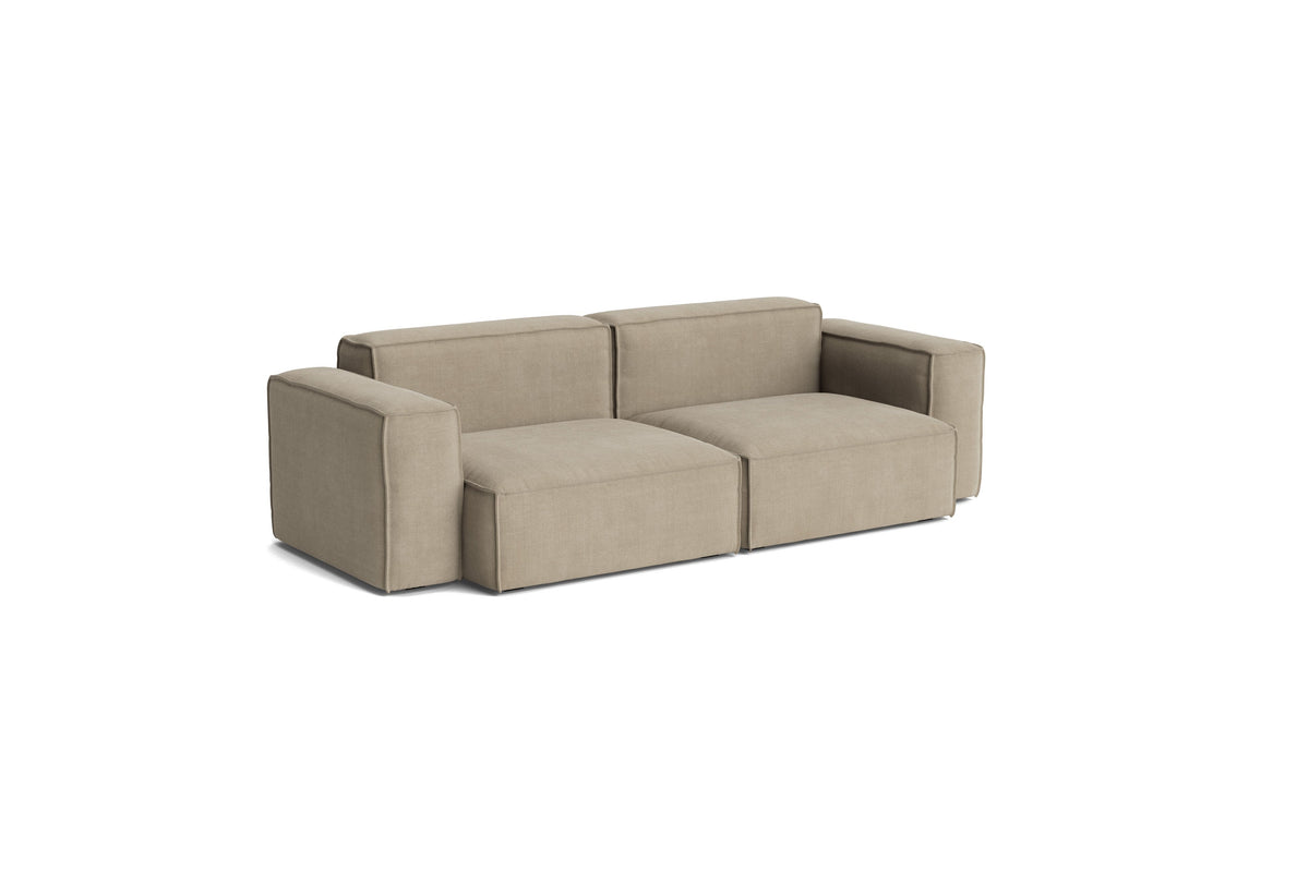 Canapé Mags Soft Low déhoussable de Hay, 2,5 places combinaison 1, tissu Linara 216