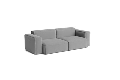 Canapé Mags Soft Low déhoussable de Hay, 2,5 places combinaison 1, tissu Steelcut Trio 124