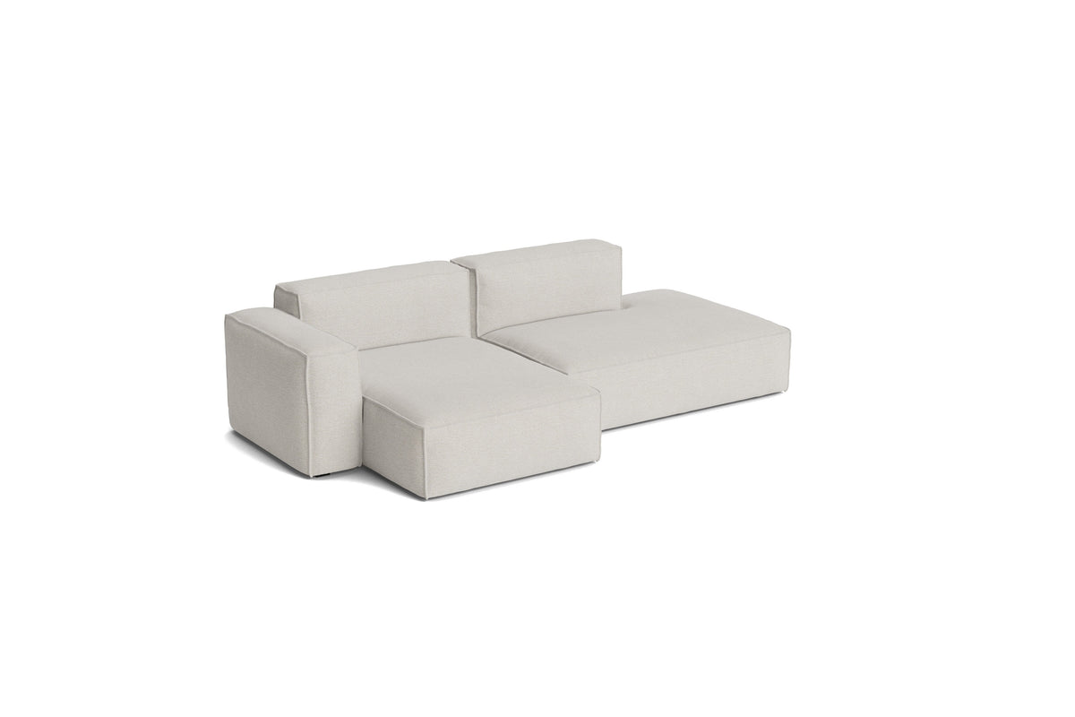 Canapé Mags Soft Low déhoussable de Hay, 2,5 places combinaison 3 méridienne gauche, tissu Story 102