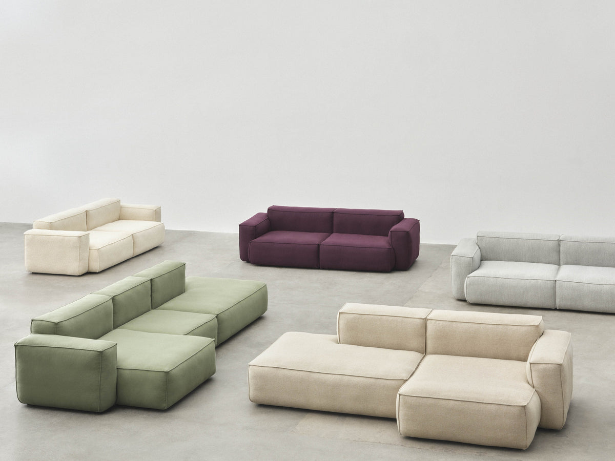 Canapés Mags Soft Low déhoussables de Hay en plusieurs compositions et coloris, vue d&